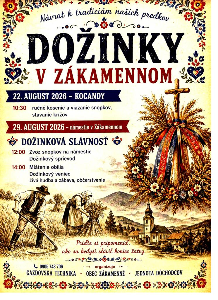 Dožinky 2026
