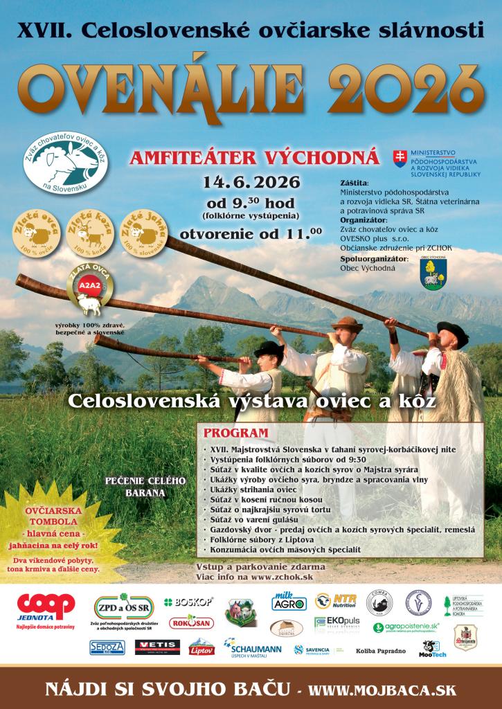 XVII. Celoslovenské ovčiarske slávnosti vo Východnej