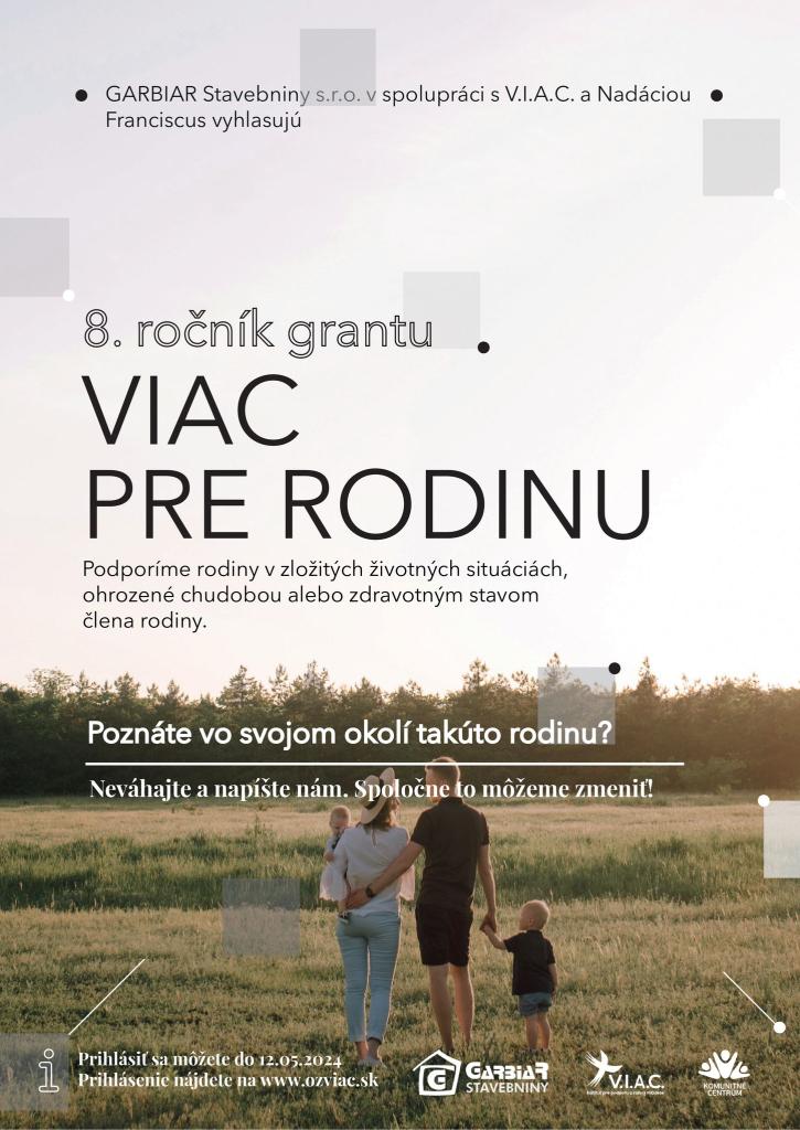 Viac pre rodinu