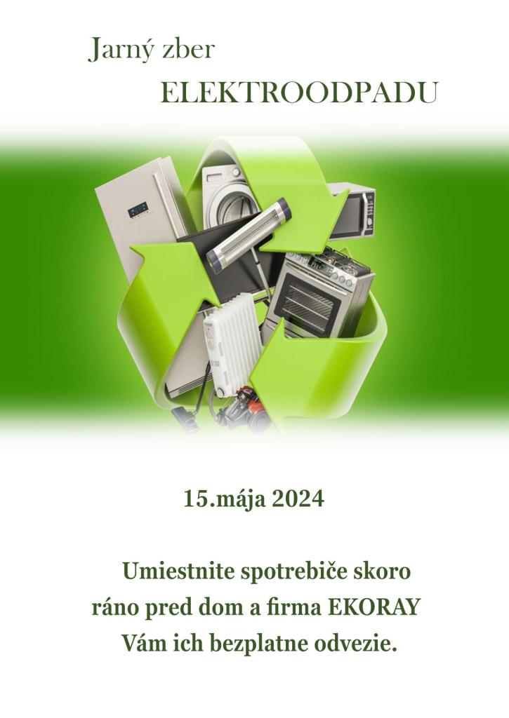 Jarný zber elektroodpadu