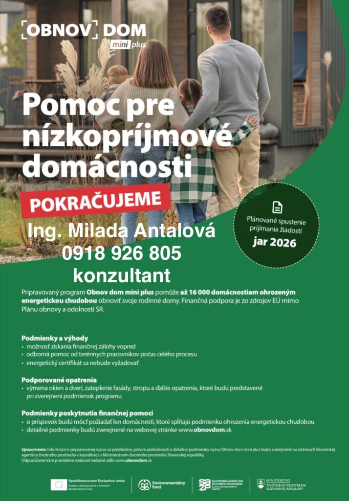 Pomoc pre nízkopríjmové domácnosti
