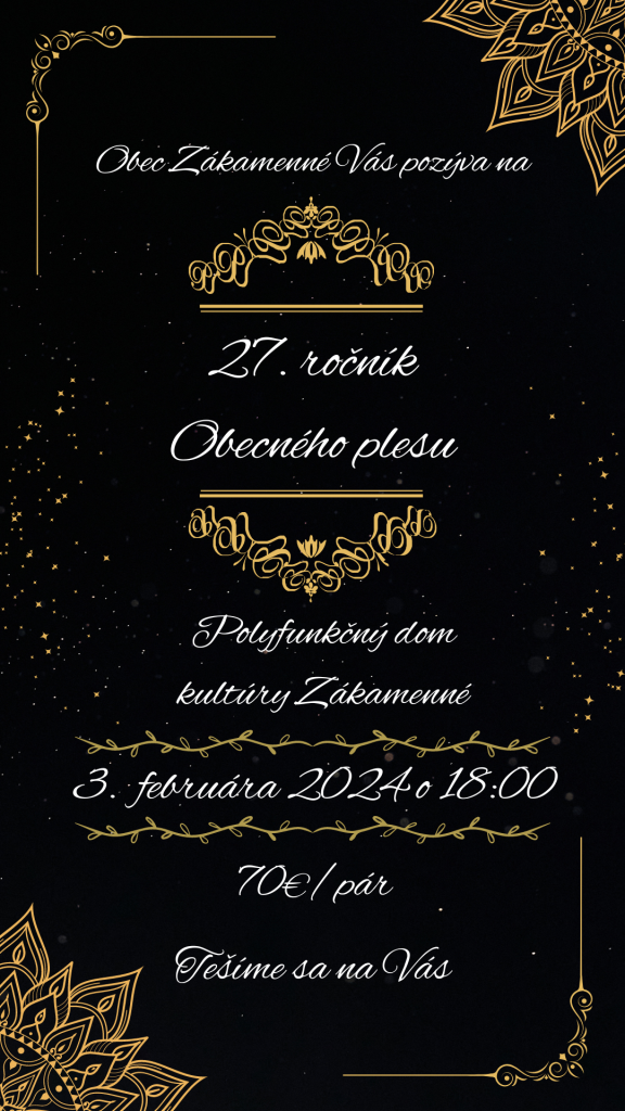 27. ročník Obecného plesu