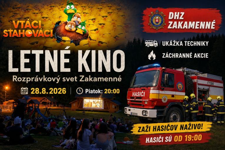 Letné kino 28.8. 2026