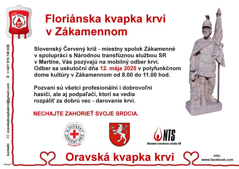 Floriánska kvapka krvi 12. 5. 2025