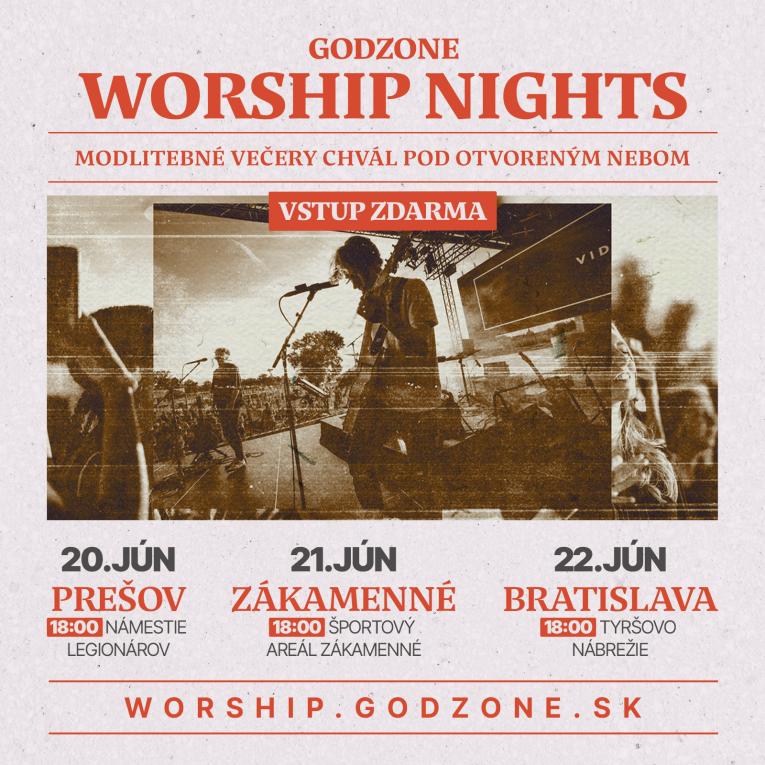 Modlitebný večer Worship Nights v Zákamennom