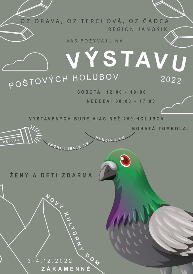 výstava holubov