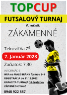 V. ročník Top cup futsalový turnaj Zákamenné 7.1.2023
