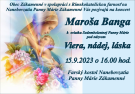 Koncert  Maroša Banga- Viera, nádej, láska.