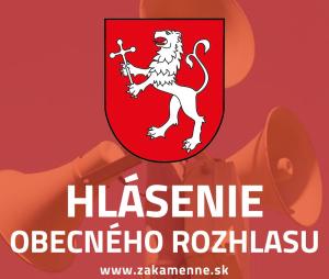 Hlásenie obecného rozhlasu 6. 4. 2024 1