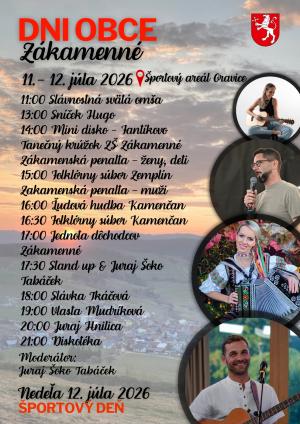Dni obce Zákamenné 2026